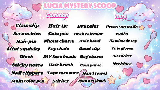 Lucia Cute Mystery Scoop Gifts - Lucia cute gifts