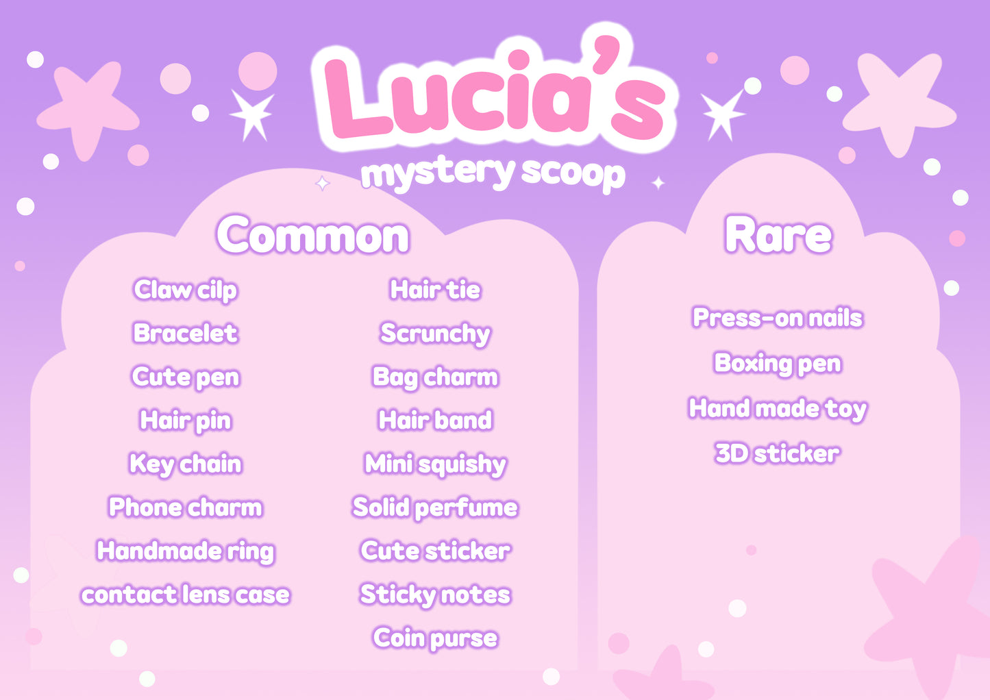 Lucia Cute Mystery Scoop Gifts